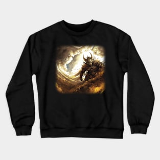 Greek god gooing to war Crewneck Sweatshirt